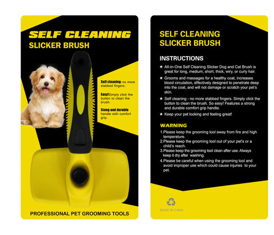 Automatic Pet Grooming Brush for Shedding and Cleaning