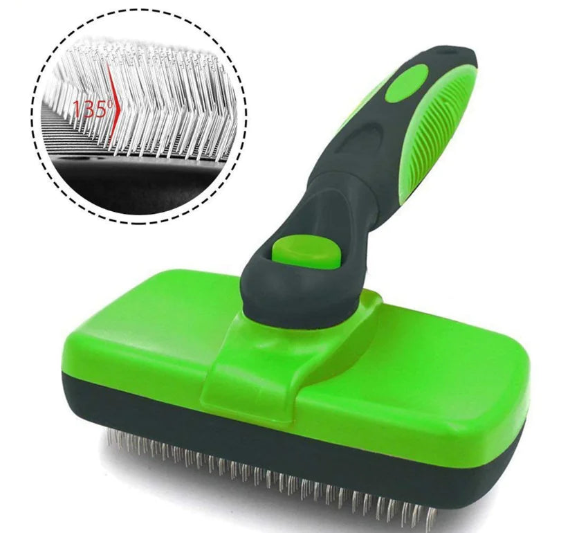 Automatic Pet Grooming Brush for Shedding and Cleaning