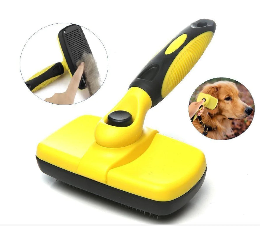 Automatic Pet Grooming Brush for Shedding and Cleaning