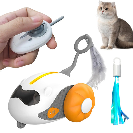 SmartMoves Cat Toy with Flying Feathers