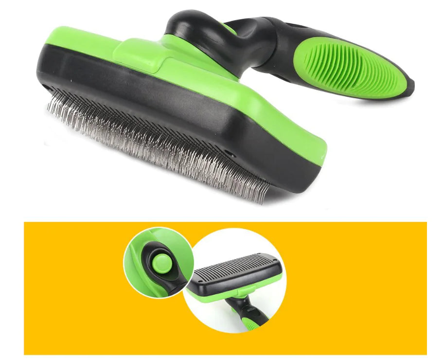 Automatic Pet Grooming Brush for Shedding and Cleaning