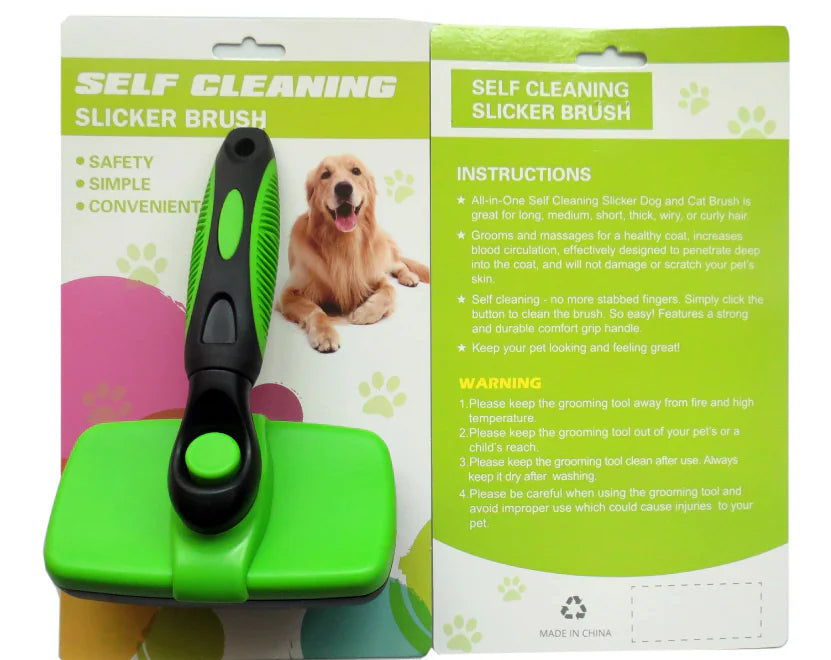 Automatic Pet Grooming Brush for Shedding and Cleaning