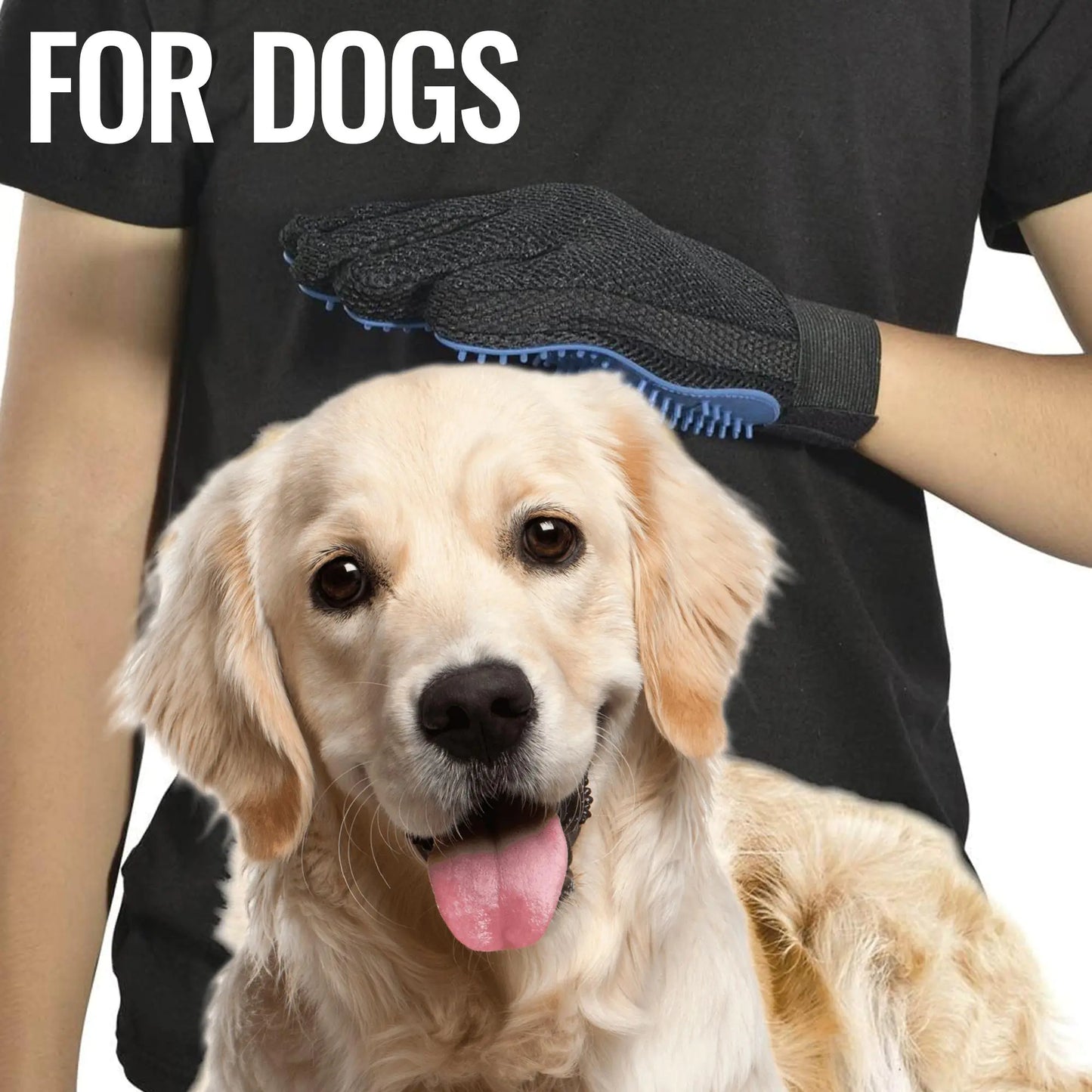 Pet Grooming Gloves Dog Brush Mitt.