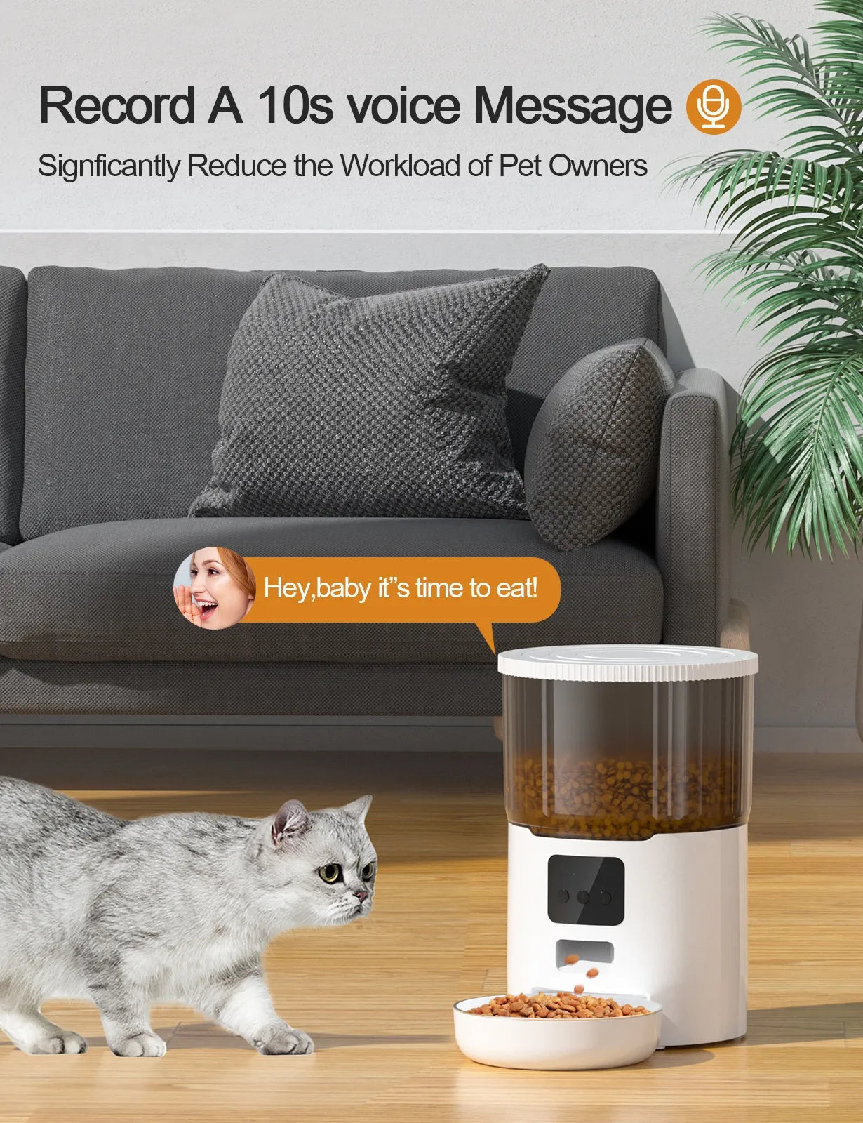 Automatic Pet Feeder. Dog & Cats.